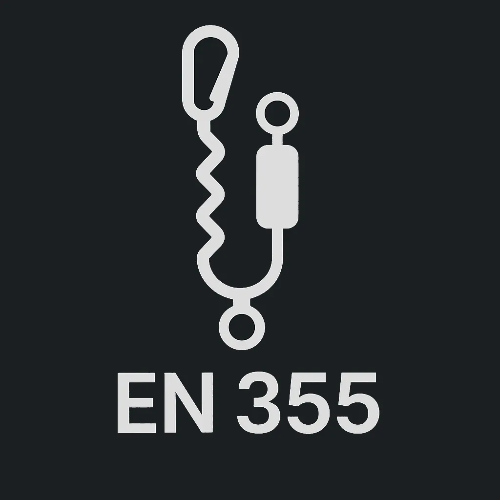 en 355 energijos sugėriklis kritimo sulaikymo sistemai